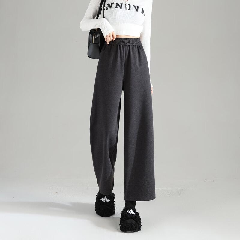 TonLion 2025 Women's Wool Blend Cropped Cigarette Pants