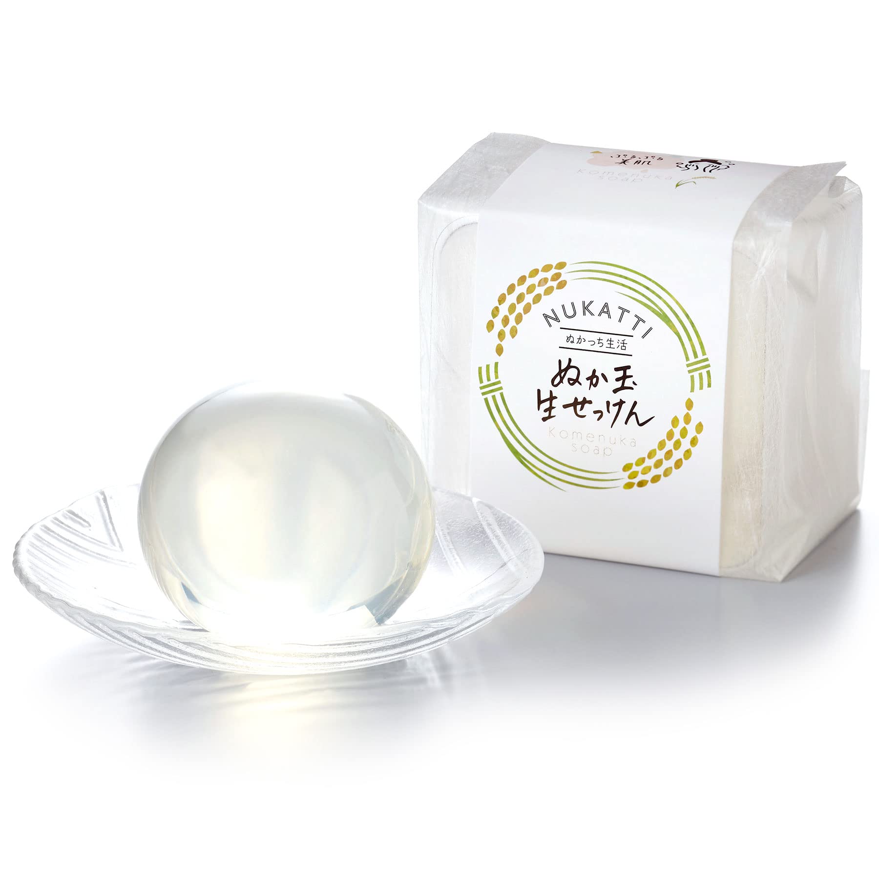 

Nukachi Life Рисовые отруби Сделано в Японии Унисекс для мужчин 100 г Мыло, (Без добавок/Увлажняющий/Для чувствительной кожи), (Мытье рук/Все тело/Умывание лица),