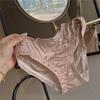 Slip da Donna Estivi in Raso Ricamato con Lettere Monocolore in Cotone Seta Ghiacciata a Vita Bassa