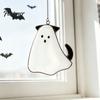Creative Holiday Home Hanging Decor Halloween Pendant, Colorful Sun Catcher for Wall Window Decoration, Stained Glass Style Art Ornament And