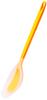 Marna Triangrip Silicone Cooking Spoon Spatula Silicone Spoon Cooking Utensil Kitchen Tool K536Y (Heat Resistant/Yellow)