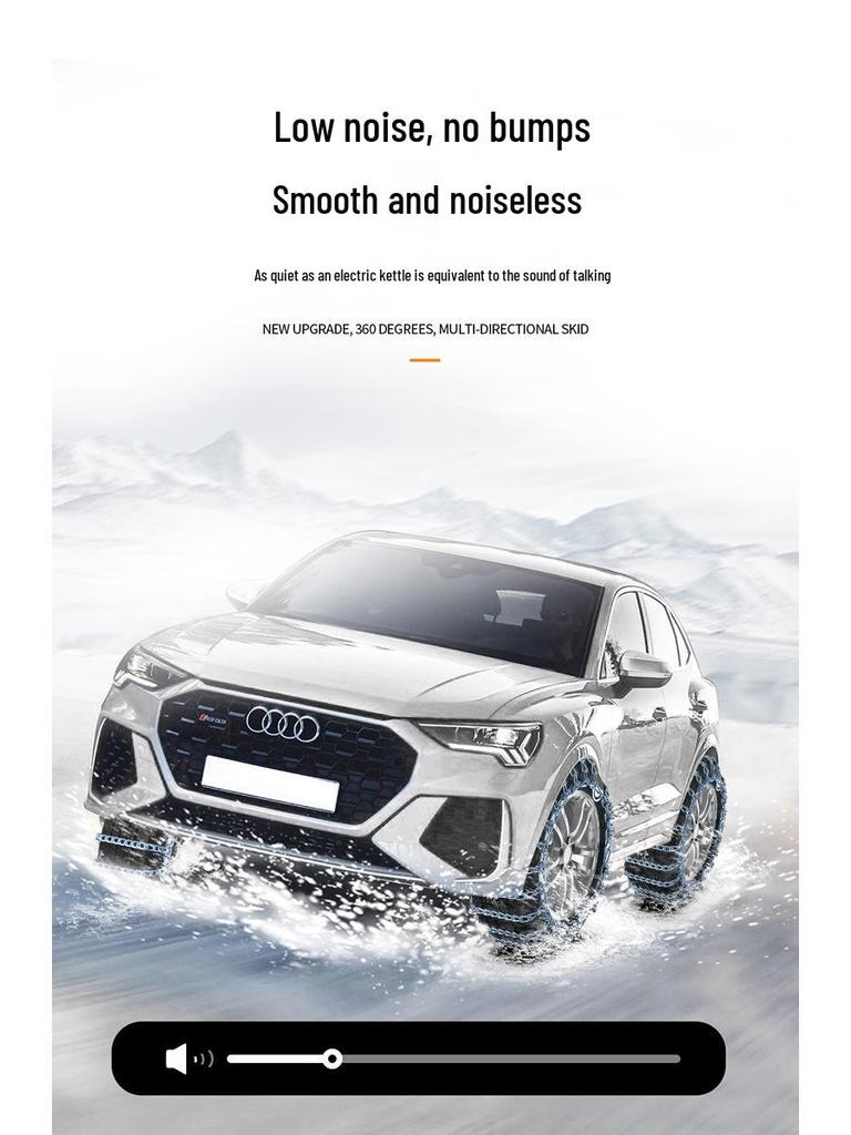 Compatible Snow Chains for GAC Trumpchi Models: GS4, GS5, GS7, GS8, GA3, GA5, GM6, GM8 Car Tires.