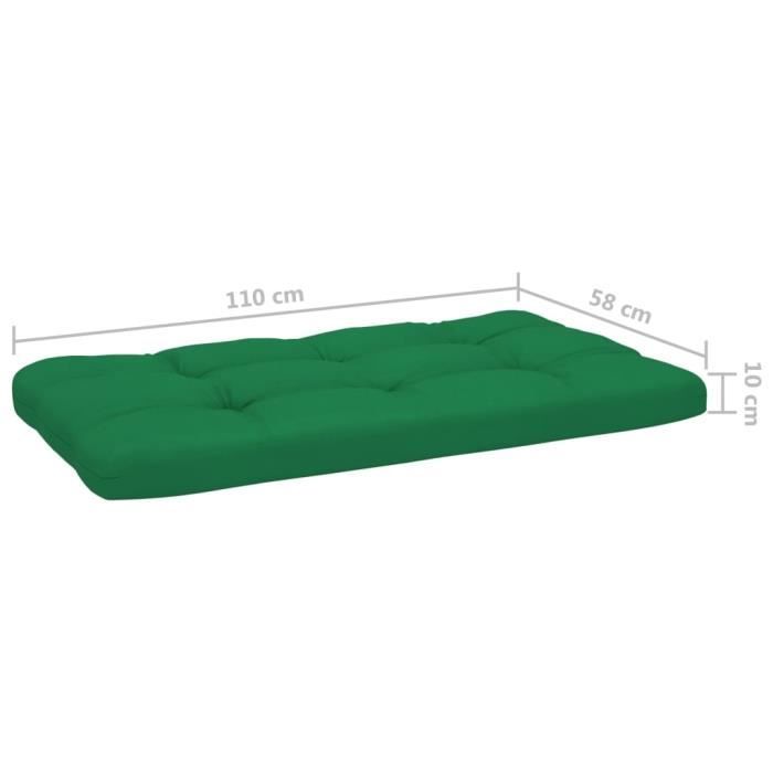 VidaXL Canapé central palette de jardin Blanc, Bois de pin imprégné