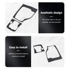 Carbon Fiber Car Gear Head Shift Knob Panel Cover Trim Sticker For Mazda 3 Axela 2014 2015 2016 2017 Accessories