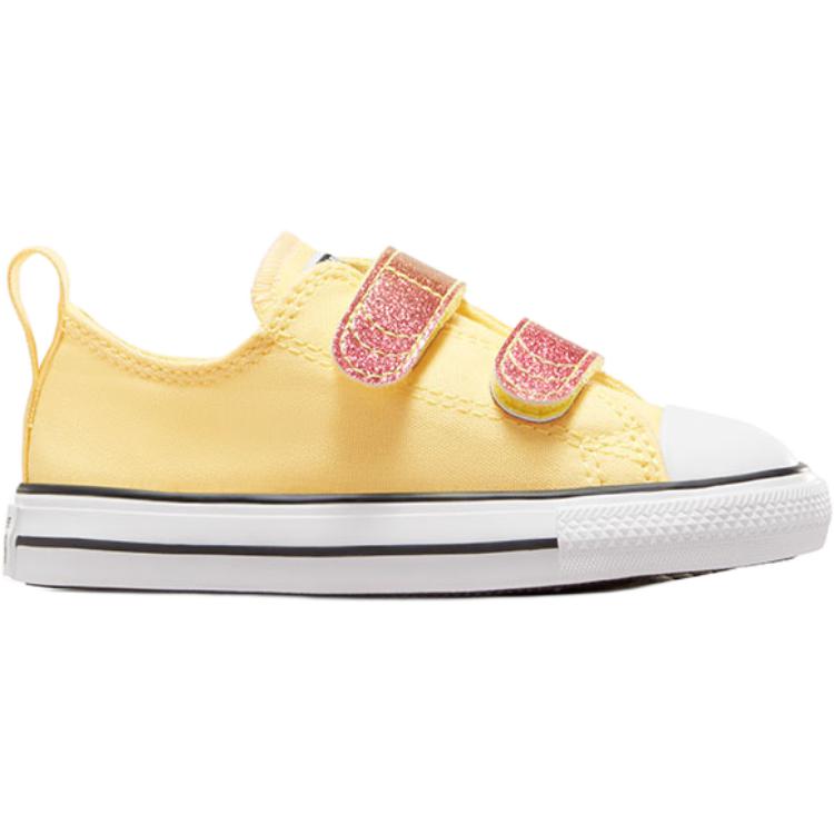Converse Comfortable Casual Versatile Low-Top Walking Shoes Baby Shoes Yellow A07407C