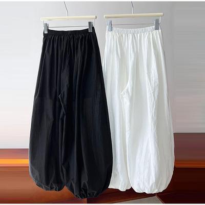 Summer New Style White Loose Bloomers Women's Design Sense Wide-leg Pants Yamamoto Pants Loose Pants