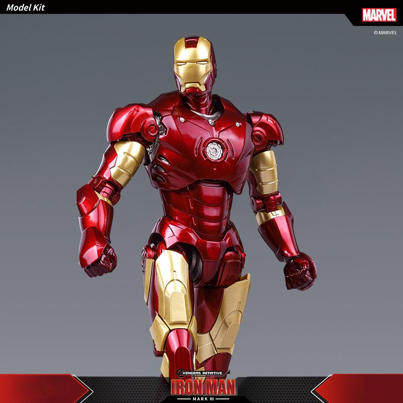 

Marvel Iron Man MK3 Fondjoy Сборная игрушка Модель Железного человека 15 см Материал ABS 1/12 Масштаб Фигурки Игрушки Подарки на день рождения для мальчиков withbox разноцветный