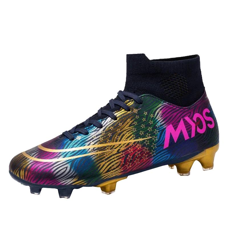 

Бесплатная доставка Футбольная обувь для мальчиков мужчин ребенка Футбольные бутсы Оригинальные футбольные бутсы Унисекс Футбольные бутсы для детей 35