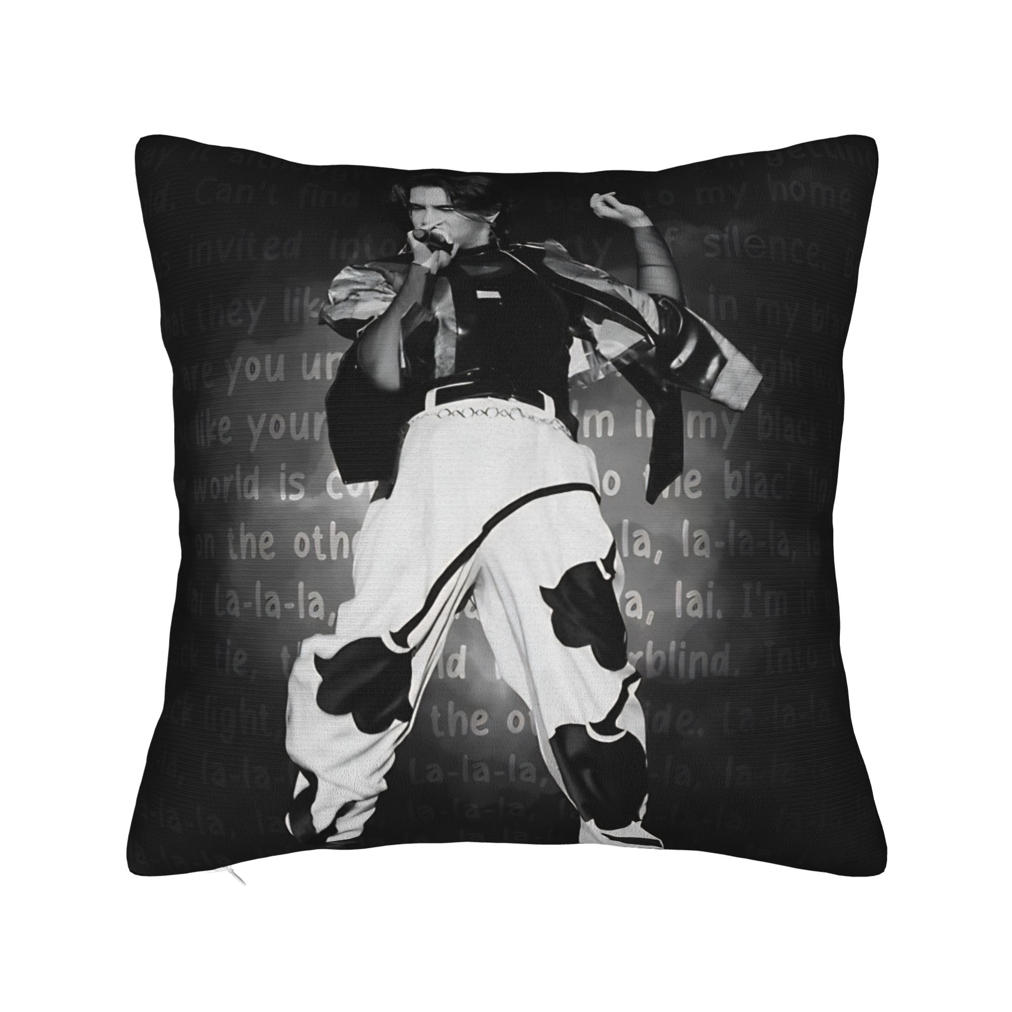 Sexy Black And White Jeff Satur  Square Pillow Cases Cushion Cover Custom Polyester Decorative Pillowcover for Home 40x40cm 30x30cm 12x12in