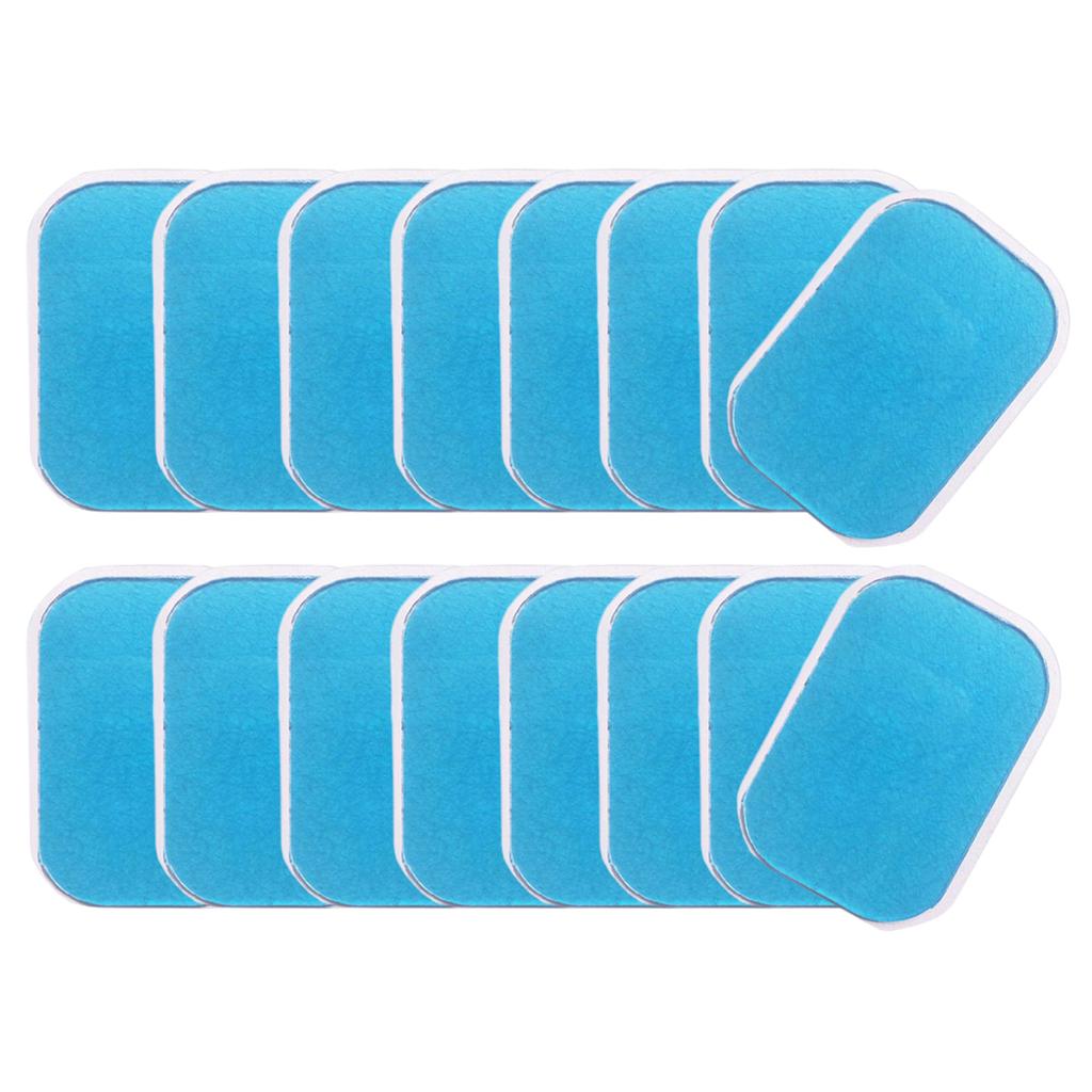 16Pcs Hydrogel Replacement Gel Pad High Conductivity Hip Trainer Gel Pad Set Fitness Gel Pad Muscle Stimulator Gel Pad