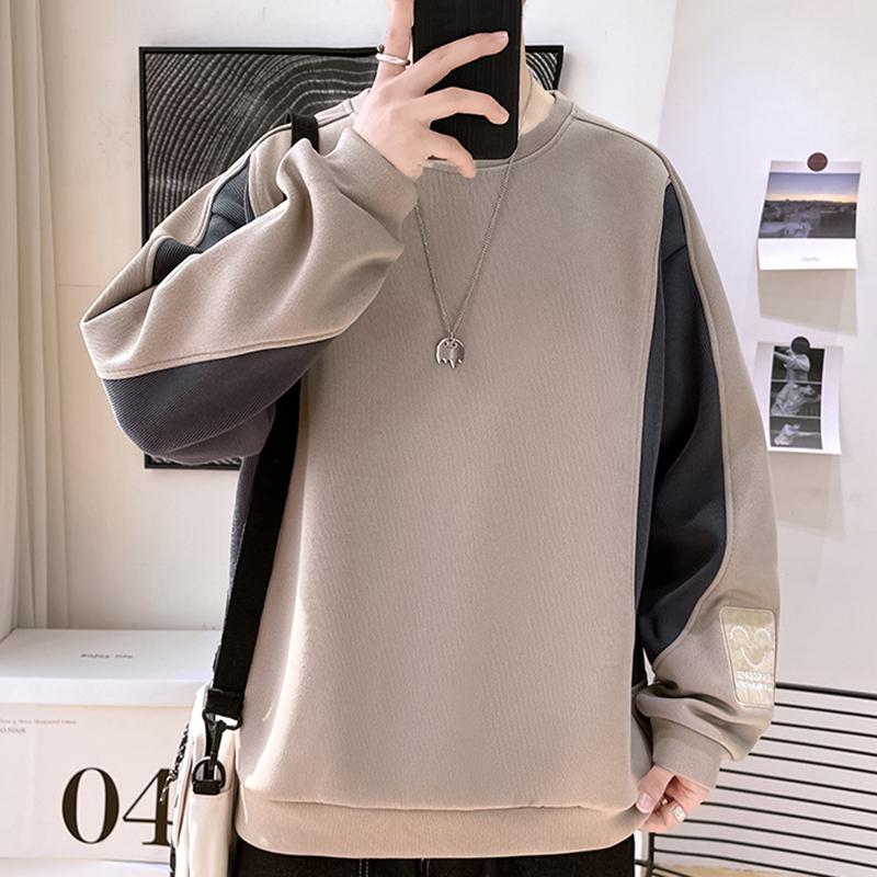 Casual Round Neck Sweater Round Neck Fashion Large Size Men's Sweater