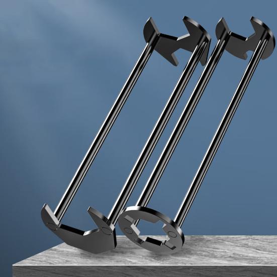 Çok İşlevli Lavabo Anahtarı Ağır Hizmet Karbon Çelik 360 Derece Dönebilen Musluk Aleti Esnek Sıhhi Tesisat Anahtarı