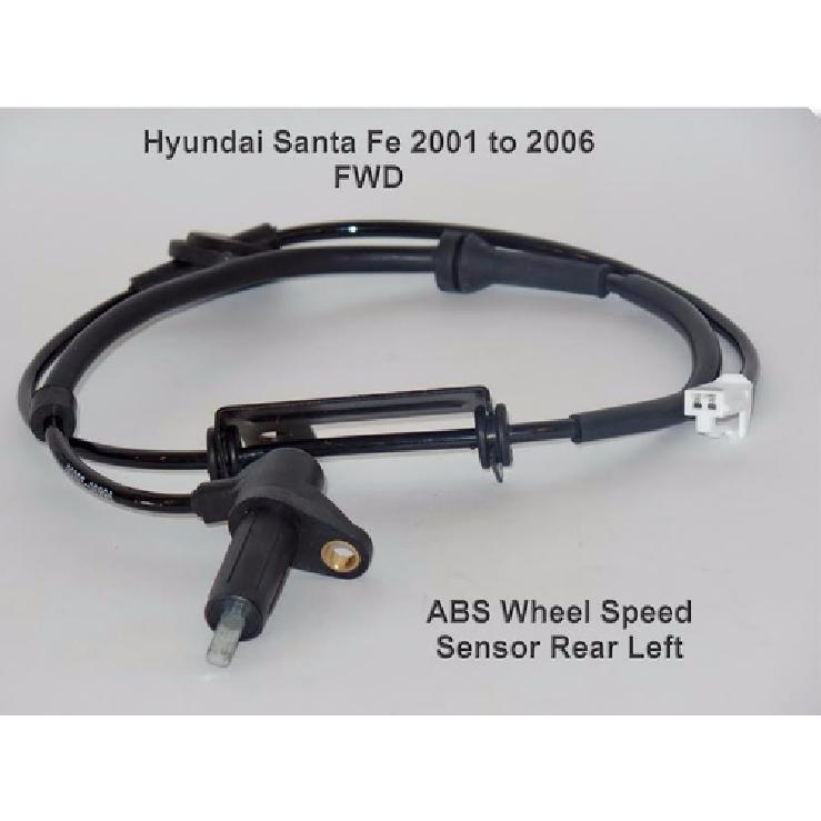 ABS Wheel Speed Sensor Rear Left W/ FWD Fits: Hyundai Santa Fe 2001-2006