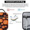 Halloween Pumpkins Insulated Lunch Bags Thermal Bag Reusable Leakproof Tote Lunch Box Food Bag School Travel