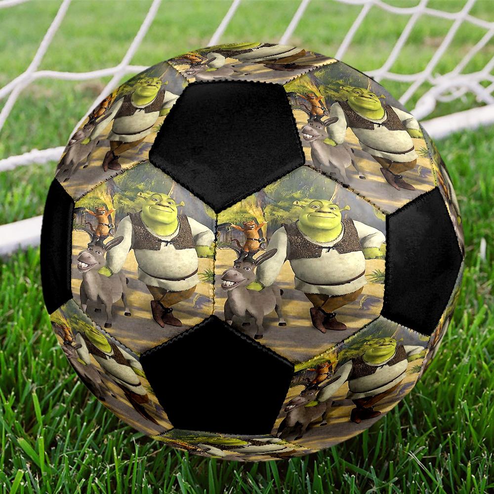 Shrek Theme Size 5 Soccer Ball, Suitable for Both Indoor and Outdoor Matches, a Gift Suitable for Everyone.