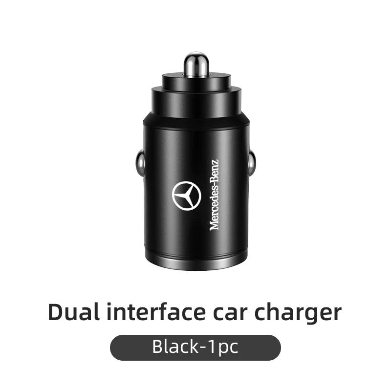 GLC GLB 30W Car Charger USB Ports Fast Charging Quick Charging Adapter For Mercedes Benz AMG A C E Class W201 W210 W108 W204 W2