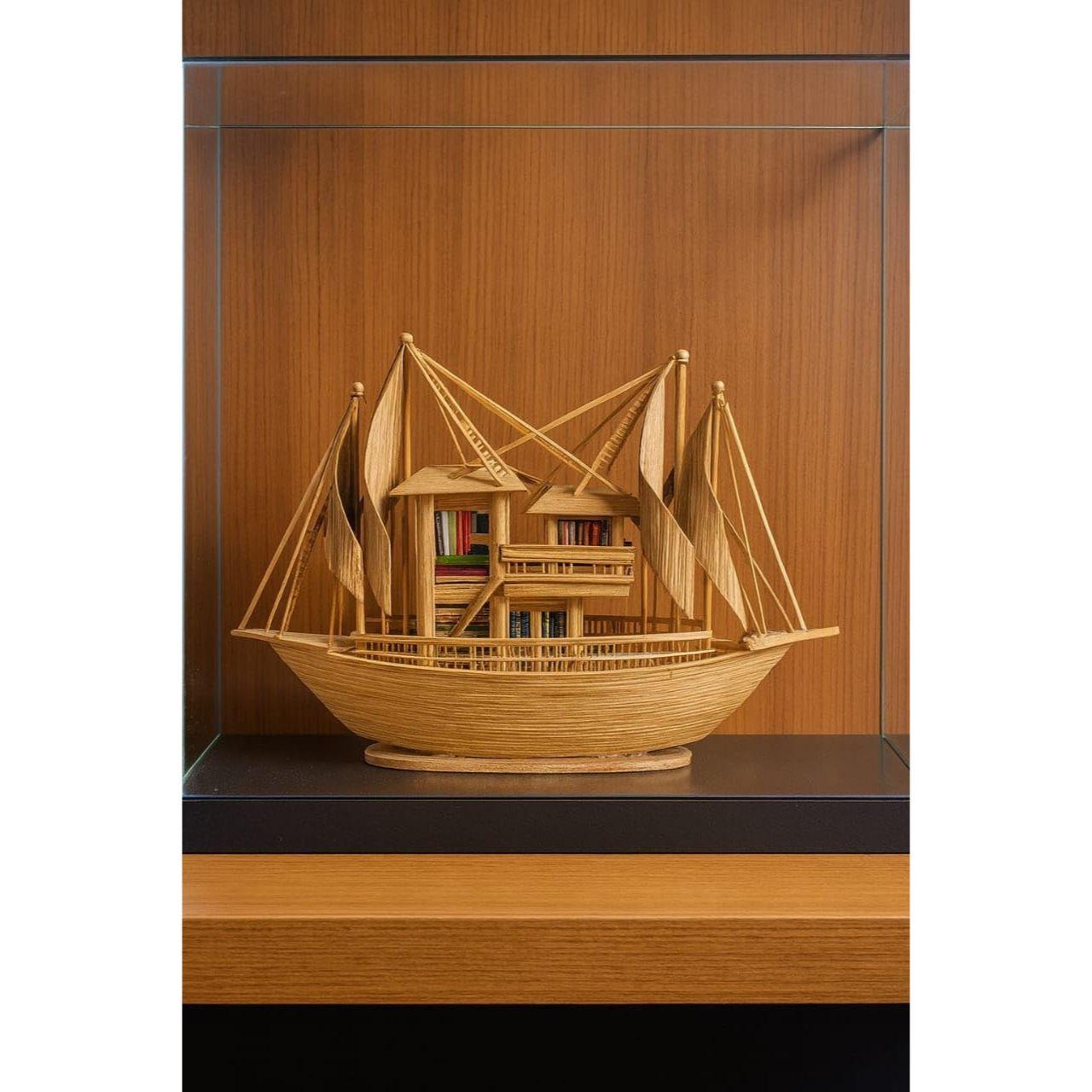 Decorative Wooden Ship Model/Coastal Decor