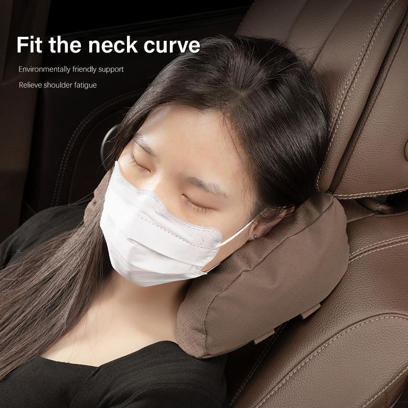 Car Headrest Ox Horn Type Neck Support Pillow For Alfa Romeo Giulietta 159 Mito Giulia Stelvio 147 156 Tonale Brera Disco Volant
