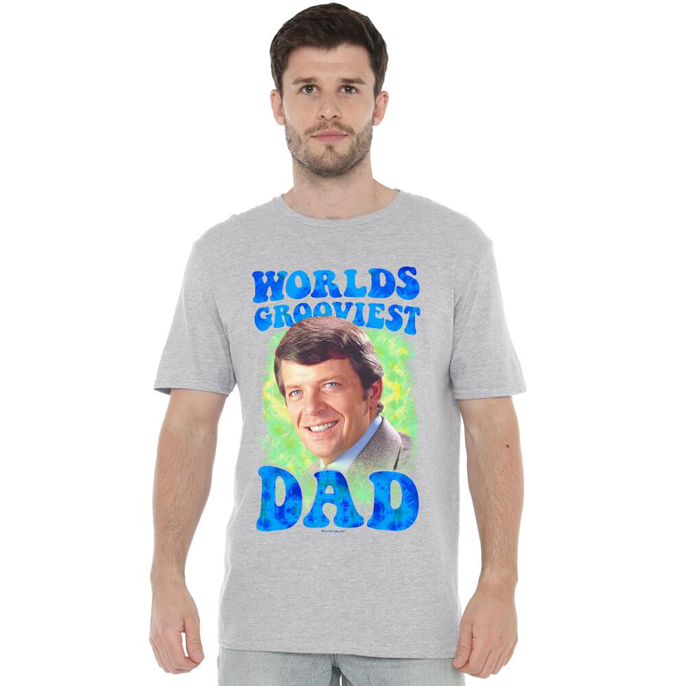 Brady Bunch Worlds Grooviest T-Shirt S-2XL Athletic Heather XXL