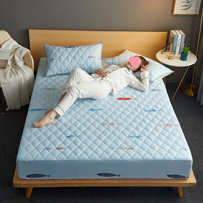 Wasserdichter Baumwoll-Matratzenschoner & Urin-Pad (Ausgabe 2025) - Kissenbezüge nicht im Lieferumfang enthalten.