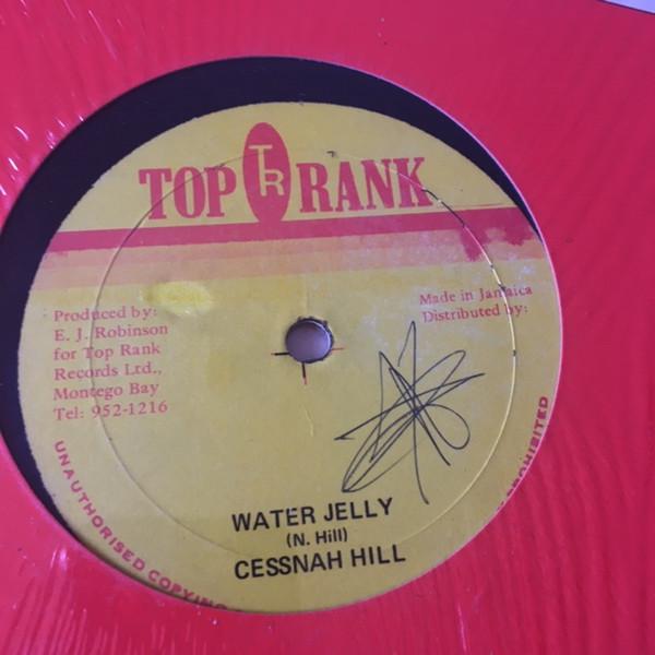 

12inch Record CESSNAH HILL Water Jelly NONE Top Rank Jamaica Reggae Ska Dub Used