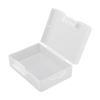 1PCS Transparent Plastic Box Jewelry Packaging Component For Receiving Box ID Card Jewelry Rectangle Home Plastic Storage Box