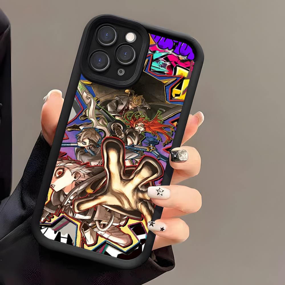 Manga G-Gachiakuta Phone Case For IPhone 17 Air 16 E 15 14 Plus 13 12 11 Pro Max Black Sky Eye Stepped Protective Case