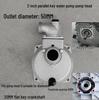 2" & 3" Water Pump Accessories - 170F Gasoline Engine, Self-Priming Pump Body, 168 Pump Head