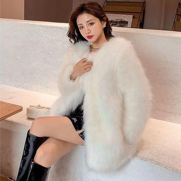 Faux Fur Coat Women's Warm Thick Coat