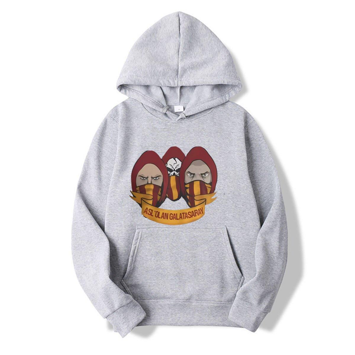 

GALATASARAY SPOR KULUBU Men s hoodies Galatasarays Funny long Sleeve Round Neck hoodies 100% Cotton M