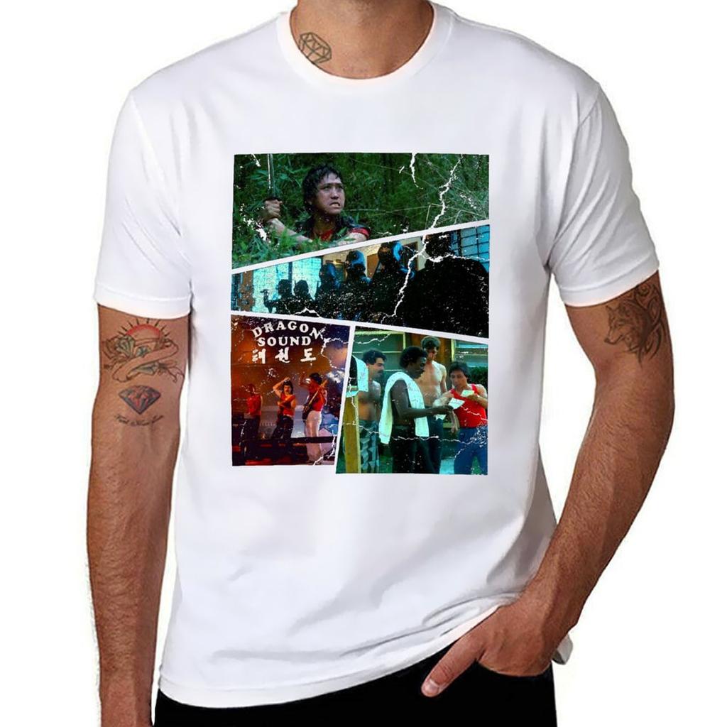 Miami Connection 80s Montage Distressed Look Tshirt Athletic Quick Dry Tshirt For Unisex