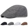Cappelli Newsboy Monocolore per Bambini Cappelli da Pittore Britannici Berretti Primavera Autunno Cappello Piatto Berretti Hip Hop per Ragazzi