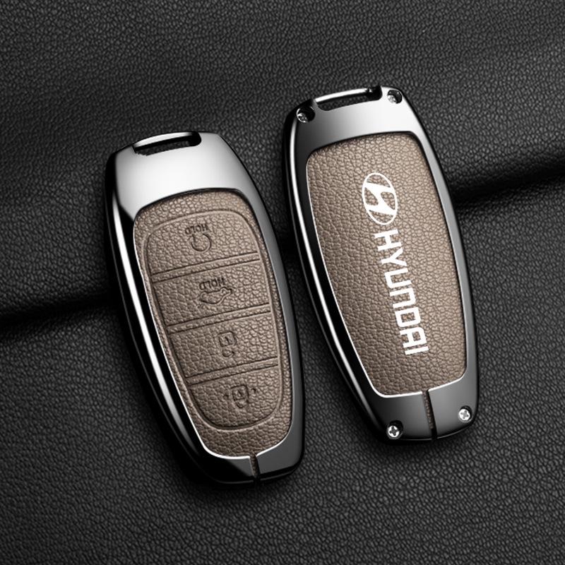 Modern Metal Key Shell Case for Santa Fe ix45/ix35