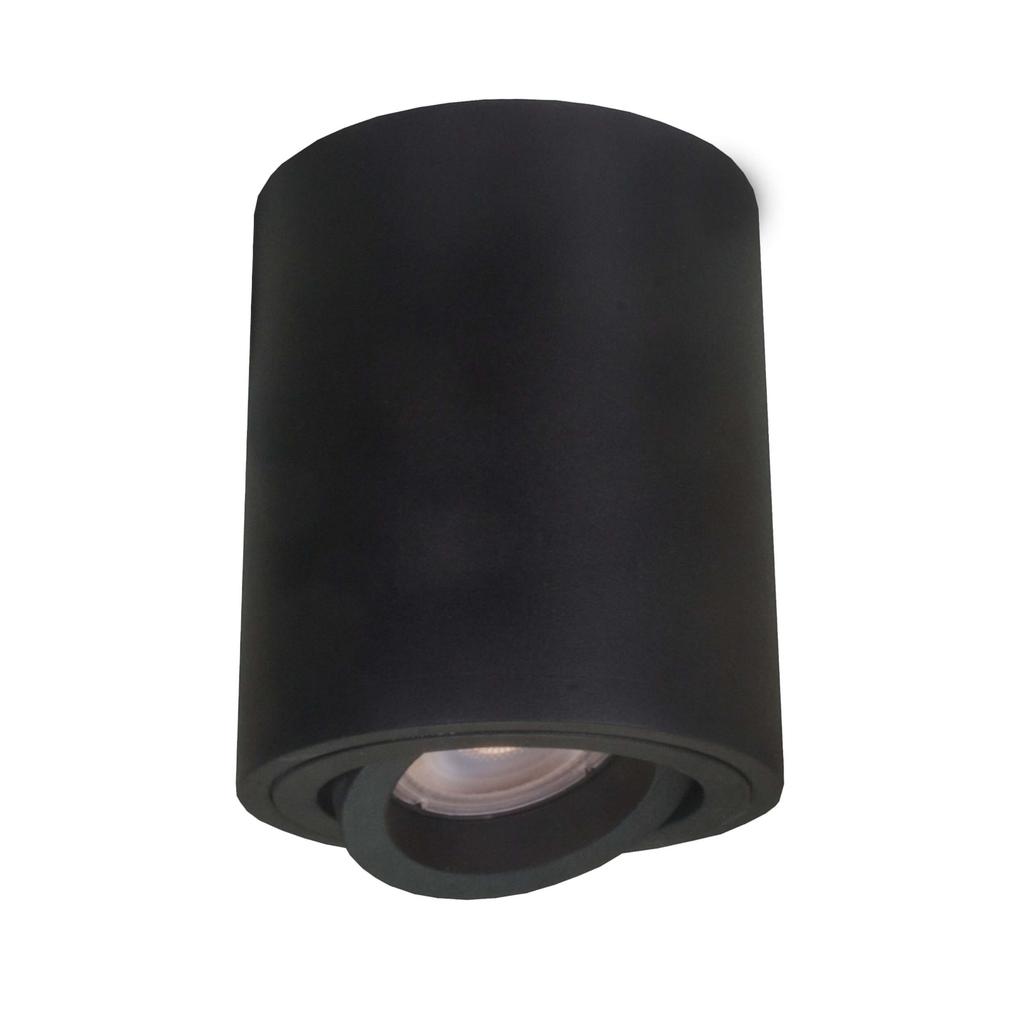 Plafon Tulon 1 Gu10 Czarny Alu Light Prestige Lp-5441/1Sm Bk