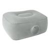 Inflatable Footrest Pillow Skin-friendly Non-slip PVC Cushion for Long Travel Flight Office Home Foot Rest