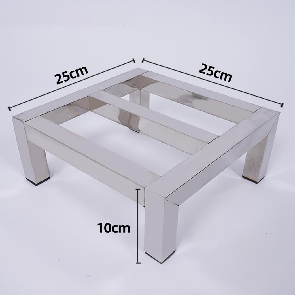 Durable Metal Rack Shelf Storage Stand Stainless Steel Floor Rack for Office Basement Supermarket Shop