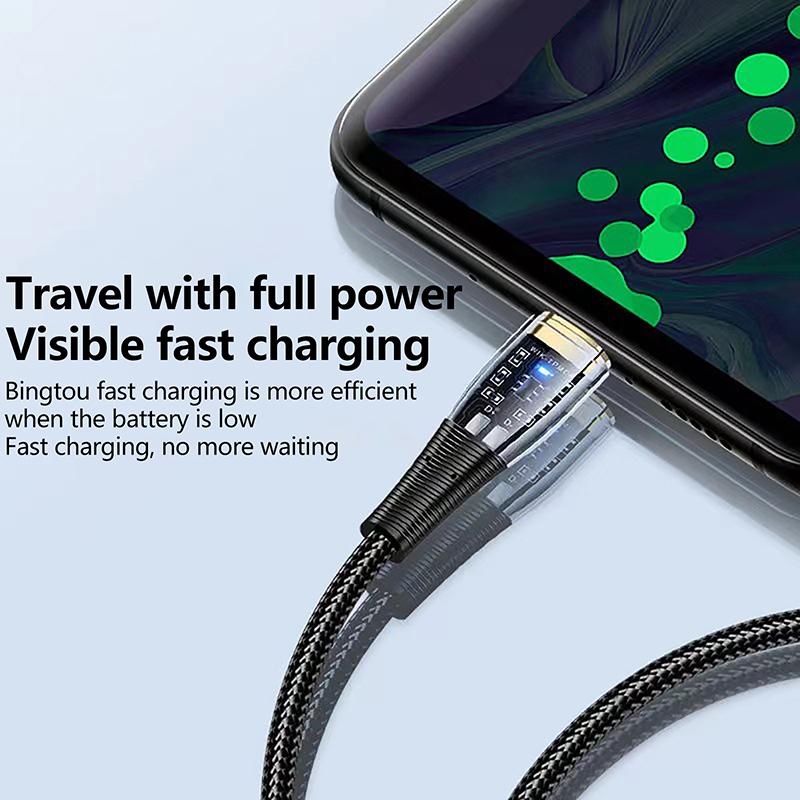 100W Usb To Type C Cable Fast Charging Cable Data Cord For Iphone 15 Huawei Xiaomi Samsung Usb A To Type C Charge Cable