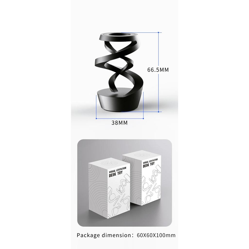 Kovové Antigravitační Levitující Gyro Dekompresní Hračka Stolní Levitující Rotující Kyvadlo Dekompresní Artefakt Prstový Gyroskop