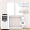 ABGR-Portable Air Conditioner Exhaust Hose Coupler Window Adapter AC Unit Tube Connector Parts & Accessories