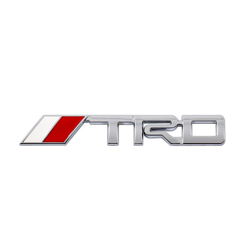 

3D Металева Наклейка на Автомобіль Логотип Toyota TRD Емблема Значок Наклейки Декорація Для Toyota C-HR Camry TRD Crown GR Yaris RAV4 Mirai Prius