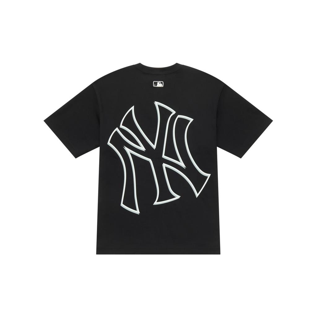 New MLB New York Yankees Basic Collection SS25 T Shirt Unisex Black 3ATSB6053-50BKS