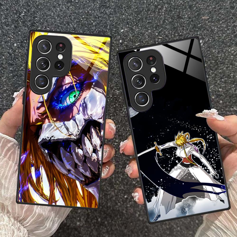 Bleach Tier Harribel Cell Phone Case for Samsung Galaxy A56 55 54 53 52 51 36 35 34 23 16 15 5G Glass Colorful Cover Cellphones
