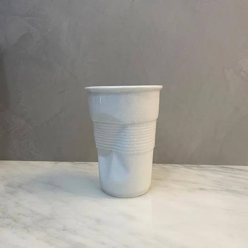 Keramický hrnek Hrnek na kávu Hrnek na mléko Skládací hrnek Hrnek na kávu Hrnek na mléko Kuchyňský bar Nádobí na pití Roztomilý termo hrnek Hrnek Hrnek na kávu