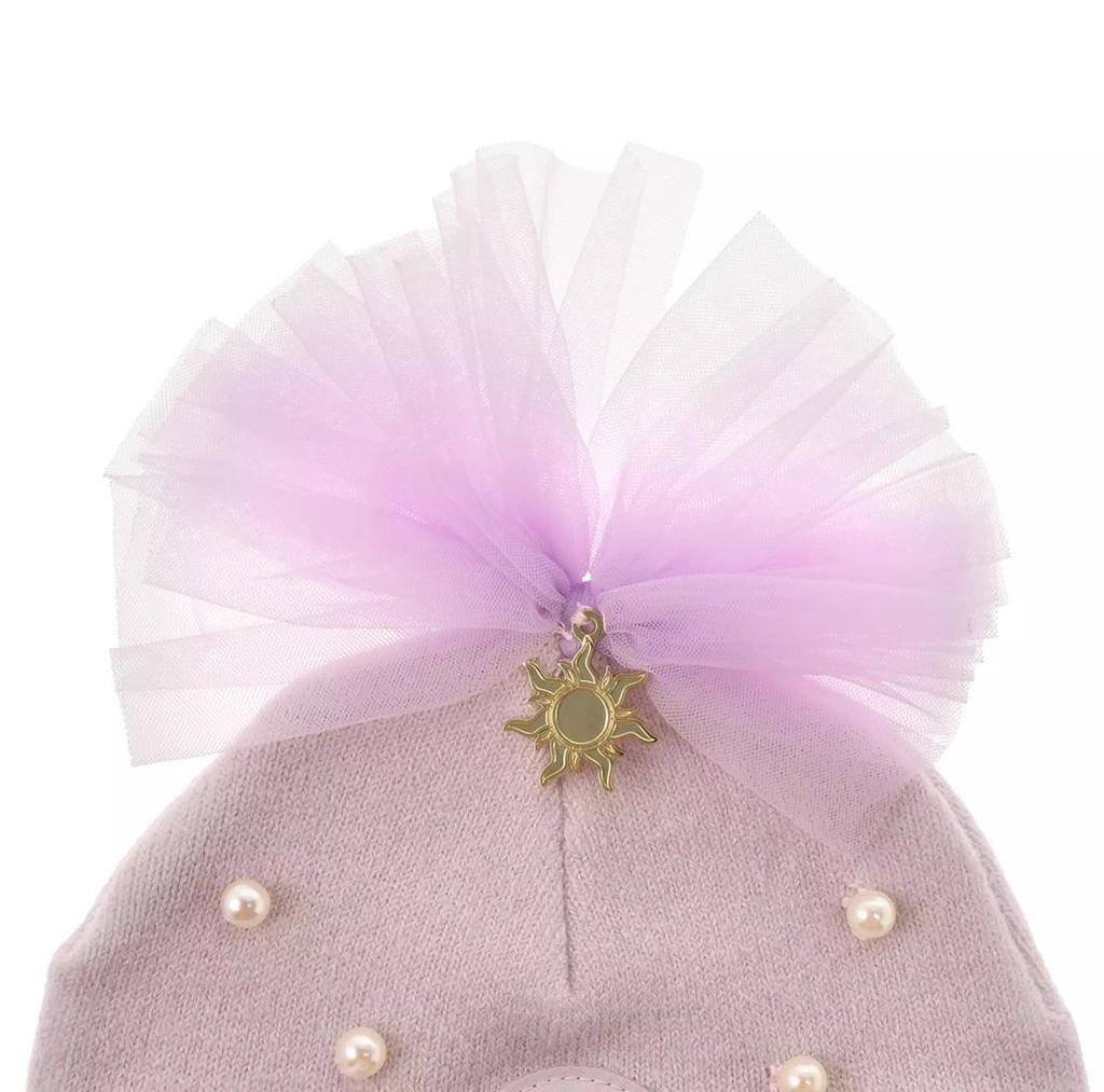 Disney Rapunzel Kids' Knit Cap Ribbon ( ENJOY WINTER ) Japan NEW Disney Store