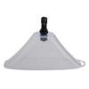 Electric Sprayer Nozzle with Detachable Wind Shield for Garden Irrigation Offers Fan Spray Coverage and Protects Against Wind