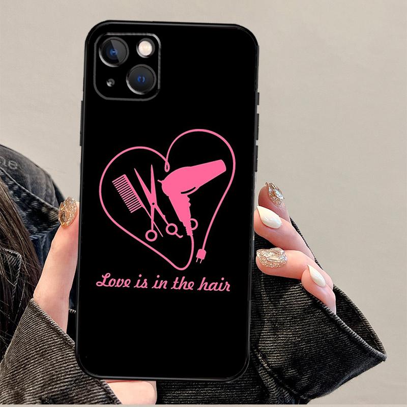 

Barber Scissors Hairstylist Salon Funda For iPhone 15 16 Pro Max 12 13 Mini 11 14 Pro Max XS X XR 15 16 Plus Case iPhone 14 Pro