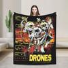 Serial Designation N Murder Drones Blanket Coral Fleece Plush Textile Decor Warm Throw Blanket for Sofa Bedroom Bedding Throws