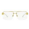Marble Pattern Rimless Sunglasses UV 400 Driving Eyewear Vintage Men Sunglasses  Holiday