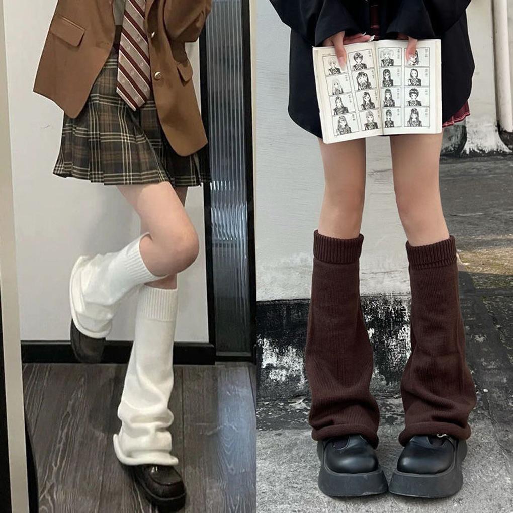 1 Pair Winter Woman Dress Sock Soft Elastic Socks Japanese Style Foot Leg Warmer Stocking Dressing Accessory Casual Party