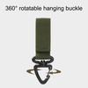 2Pcs Hanging Ring Key Chain 360 Degree Rotation Carabiner D-type Hanging Ring Bag